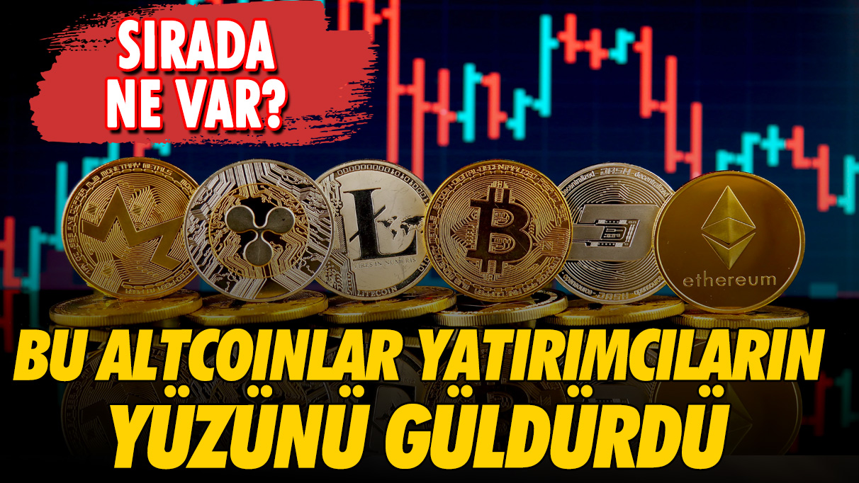 Bu altcoinler yatırımcılarının yüzünü güldürdü! Peki, sırada ne var?