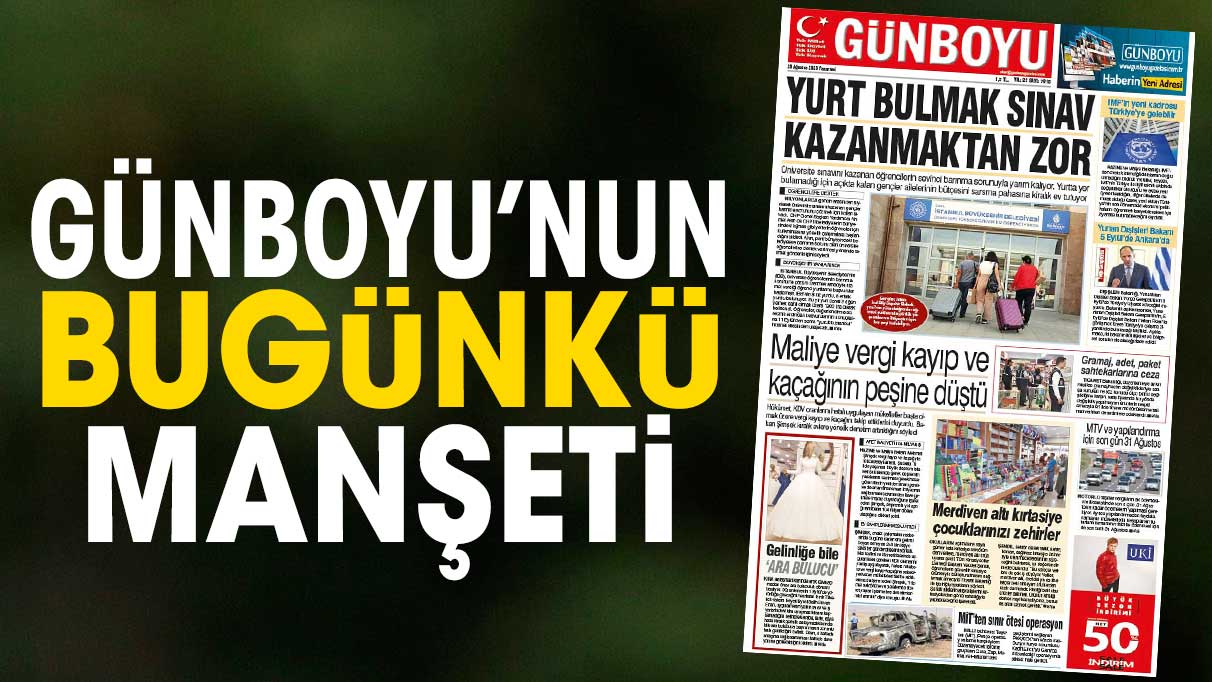 28 Ağustos 2023 Gazetesi