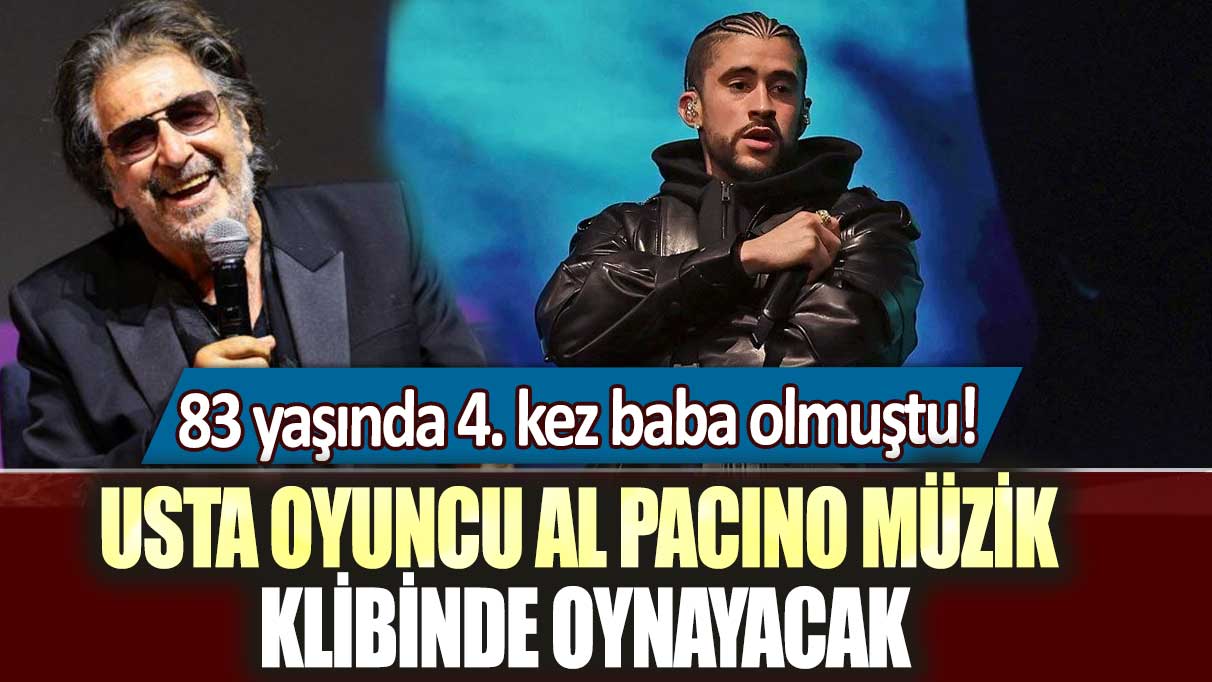 83 yaşında 4. kez baba olmuştu! Usta oyuncu Al Pacino müzik klibinde oynayacak