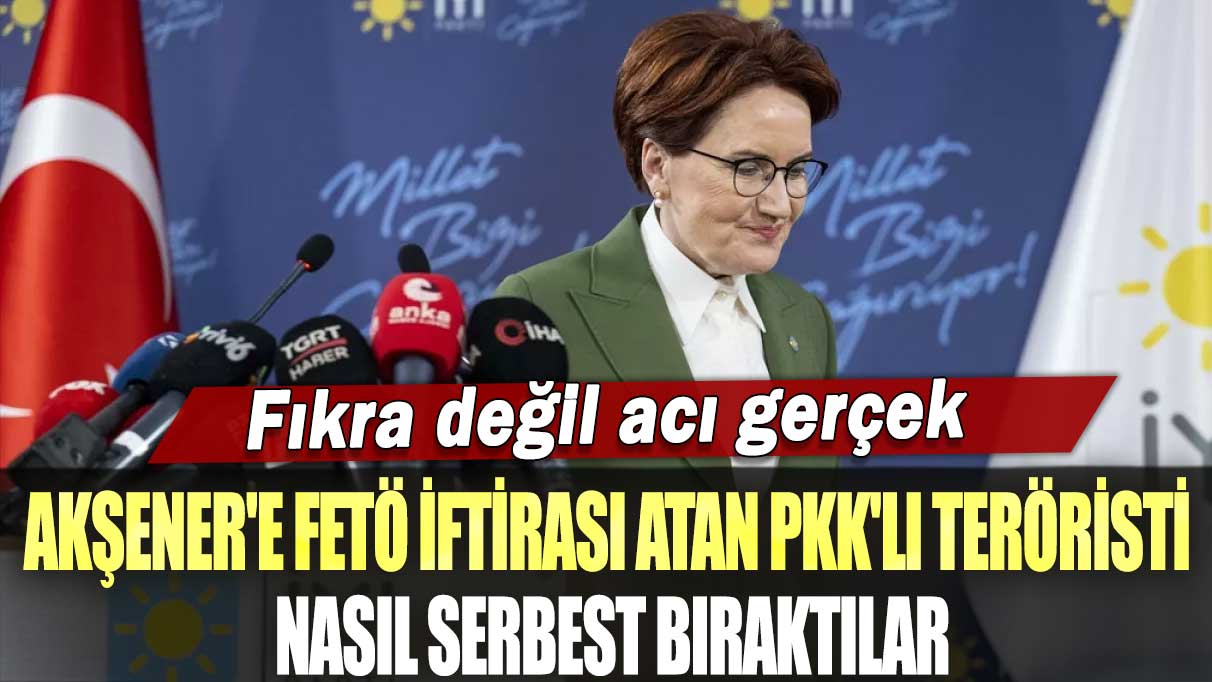 Fıkra değil acı gerçek! Akşener'e FETÖ iftirası atan PKK'lı teröristi nasıl serbest bıraktılar