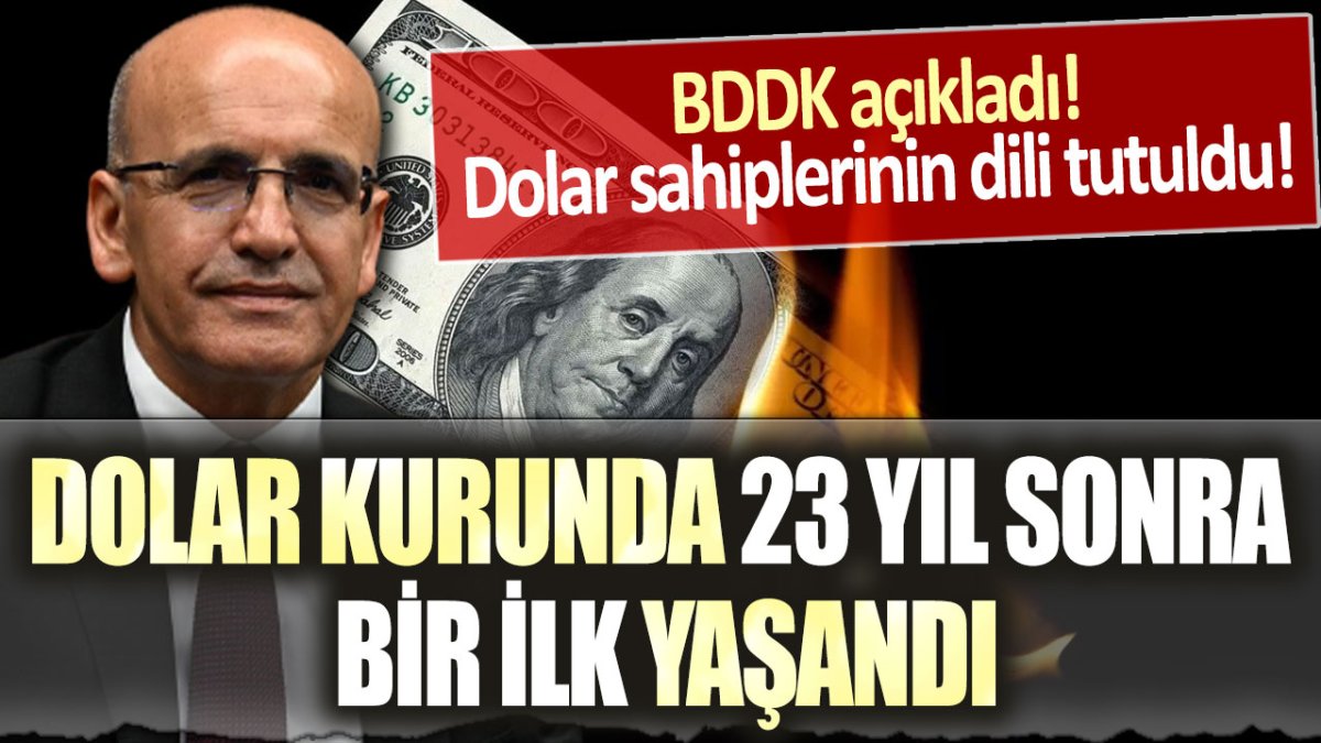 Dolar sahiplerinin dili tutuldu: Dolar kurunda 23 yıl sonra bir ilk