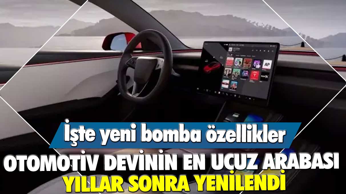 Otomotiv devinin en ucuz arabası yıllar sonra yenilendi! İşte yeni bomba özellikler