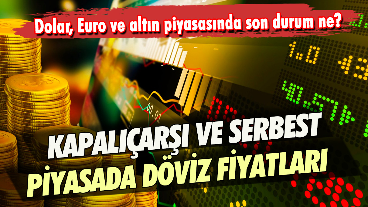 Eylül ayı döviz fiyatları... Dolar ne kadar, Euro ne kadar, Sterlin ne kadar? Kapalıçarşı ve serbest piyasada döviz fiyatları