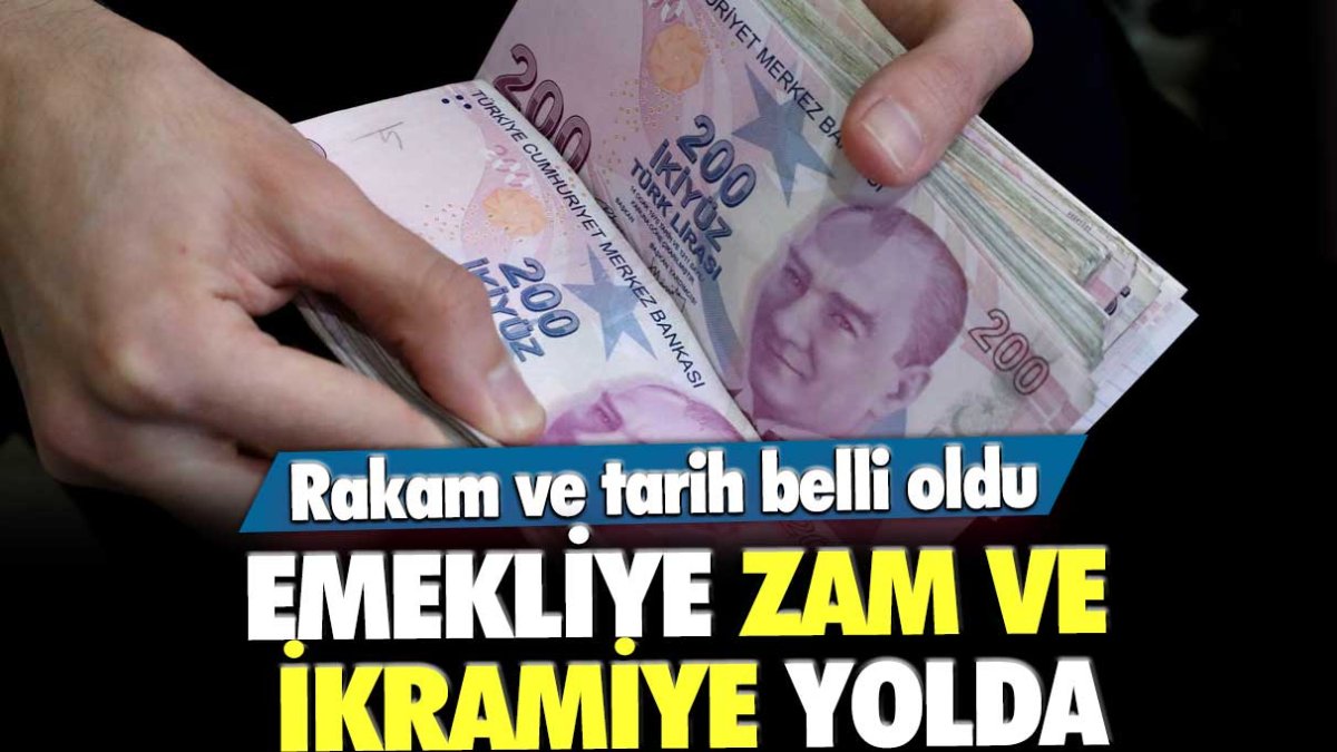 Emekliye zam ve ikramiye yolda! Rakam ve tarih belli oldu