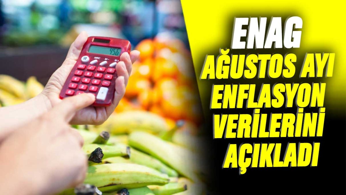 ENAG  ağustos ayı enflasyon verilerini açıklandı