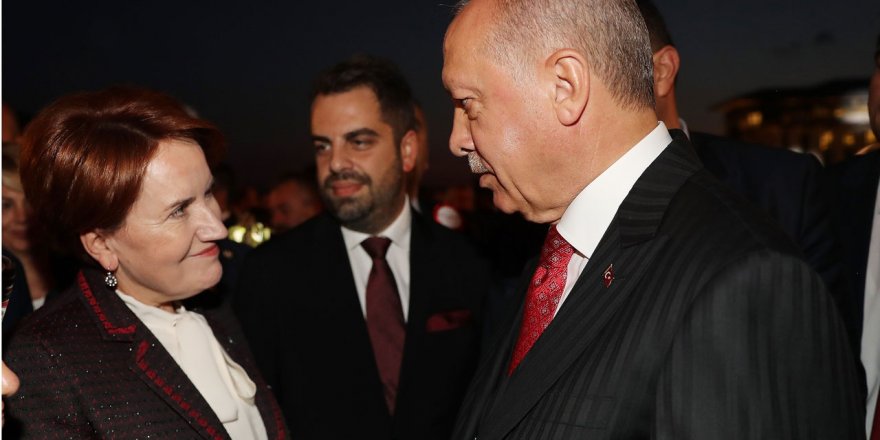 Erdoğan ve Akşener resepsiyonda ne konuştu?