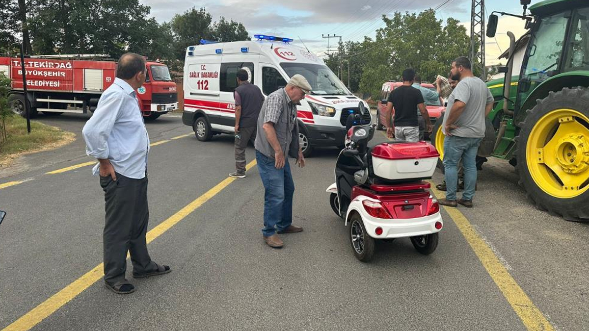 Tekirdağ'da trafik kazası: 1 yaralı