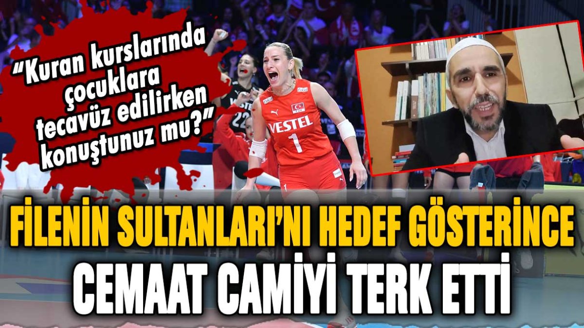 Filenin Sultanları'nı hedef gösterince cemaat camiyi terk etti!