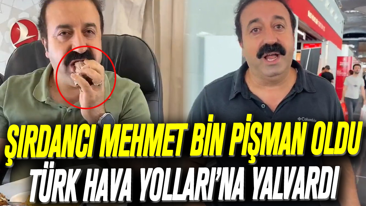 Şırdancı Mehmet bin pişman oldu Türk Hava Yolları'na yalvardı