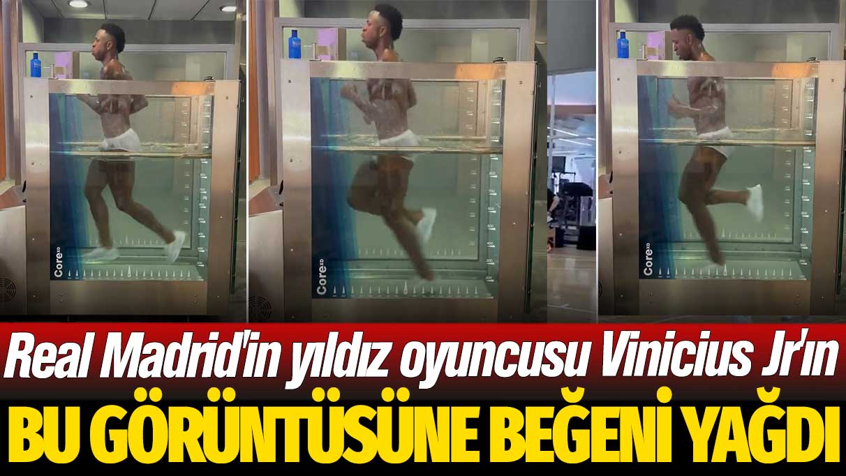 Real Madrid'in yıldız oyuncusu Vinicius Jr'ın bu görüntüsüne beğeni yağdı