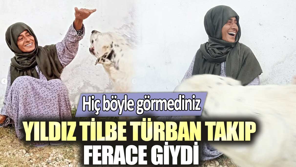 Yıldız Tilbe türban takıp ferace giydi!  Hiç böyle görmediniz