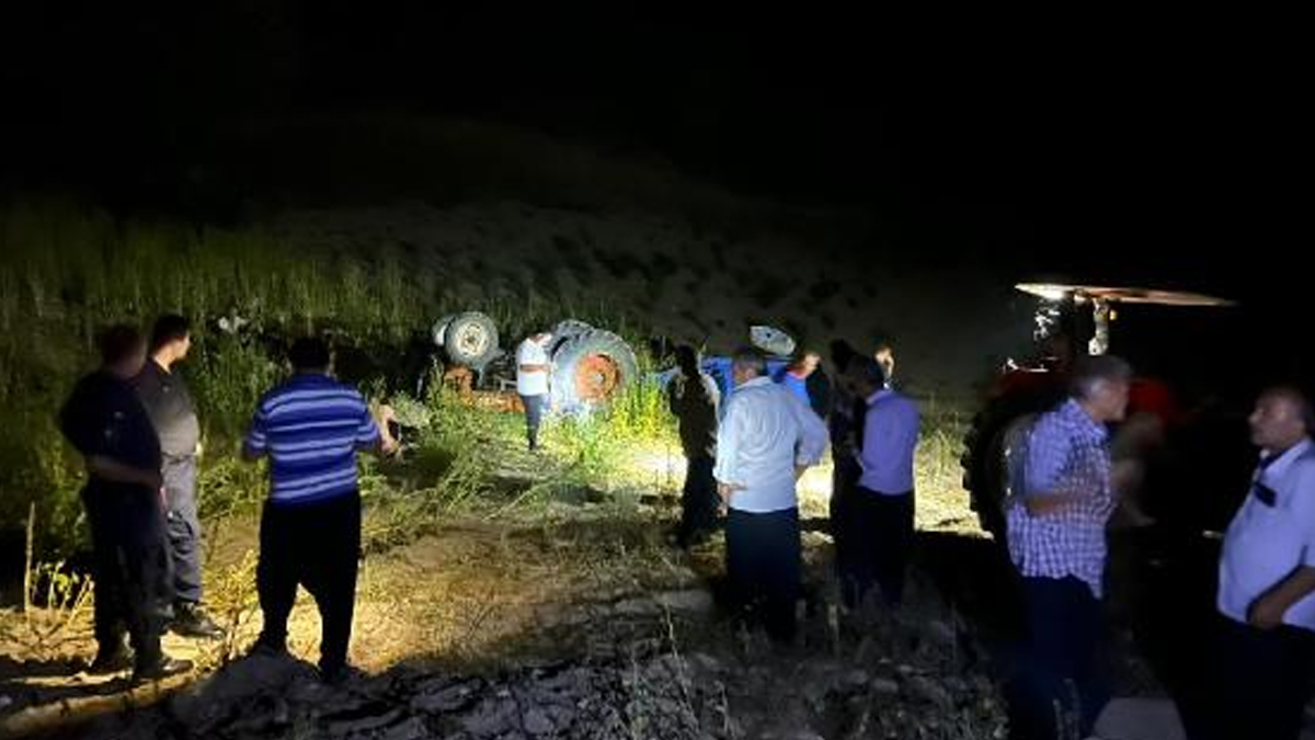 Osmaniye'de devrilen traktör can aldı