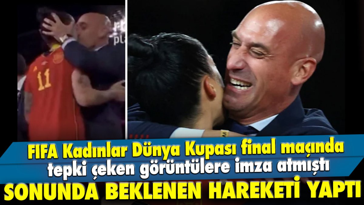 RFEF Başkanı Rubiales sonunda gerekeni yaptı! Tepki çeken görüntülerle gündemdeydi