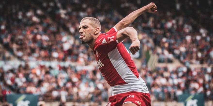 Slimani Monaco'da gollerine devam ediyor