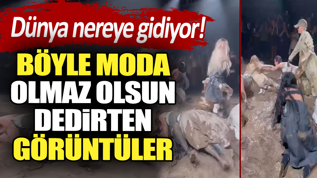 Dünya nereye gidiyor! Böyle moda olmaz olsun dedirten görüntüler