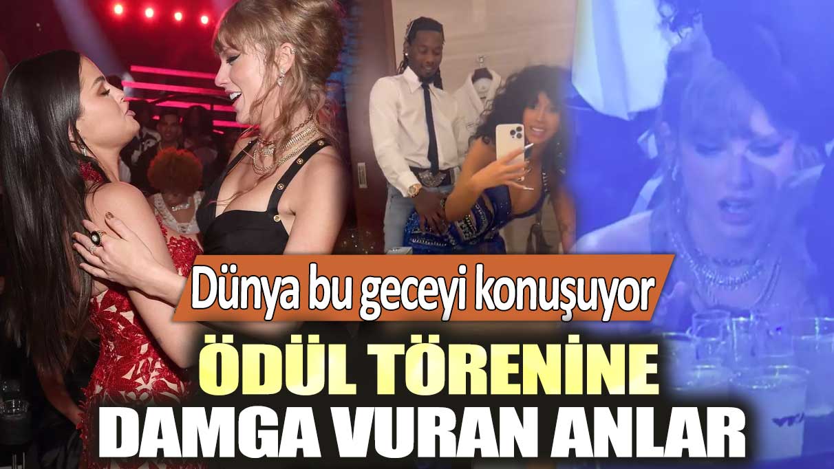 Dünya bu geceyi konuşuyor:  Ödül törenine damga vuran anlar