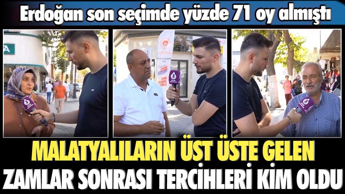 Erdoğan son seçimde yüzde 71 oy almıştı: Malatyalıların üst üste gelen zamlar sonrası tercihleri kim oldu