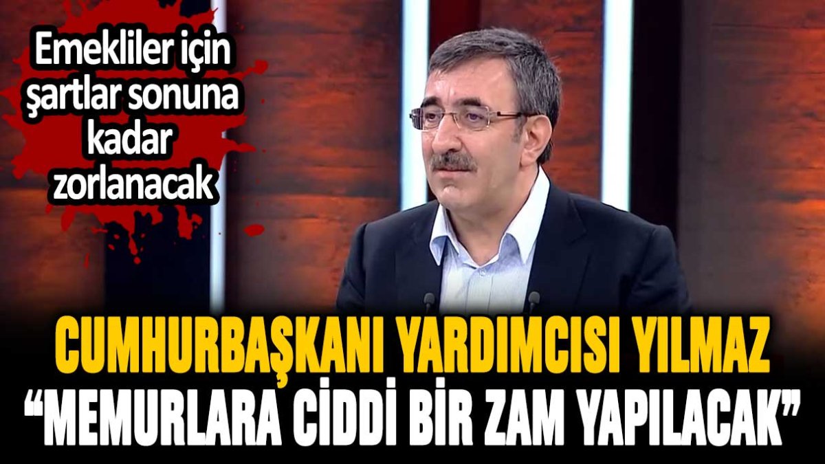 Cumhurbaşkanı Yardımcısı Yılmaz canlı yayında açıkladı: "Memur maaşlarında önemli bir zam yapılacak"