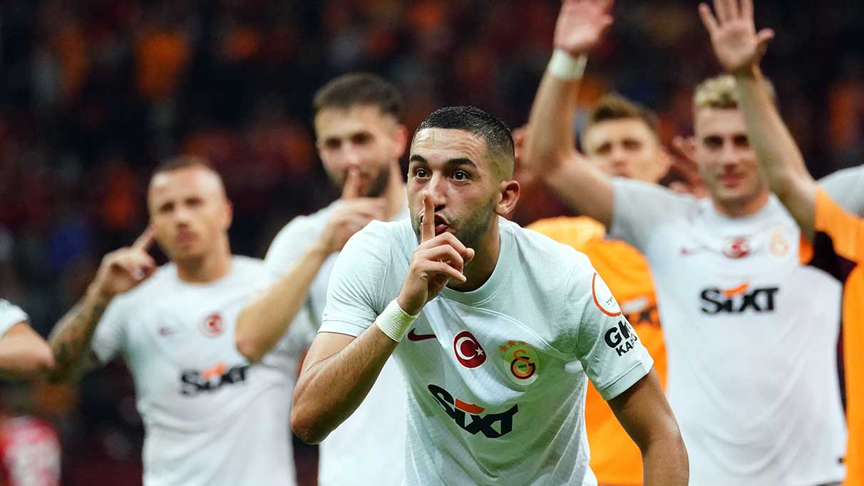 Maç sonu 3'lüsü Hakim Ziyech'ten