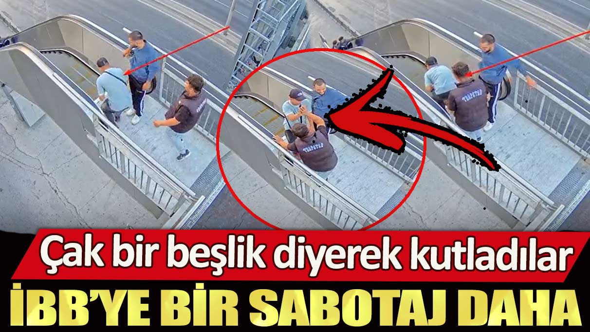 İBB’ye bir sabotaj daha: Çak bir beşlik diyerek kutladılar