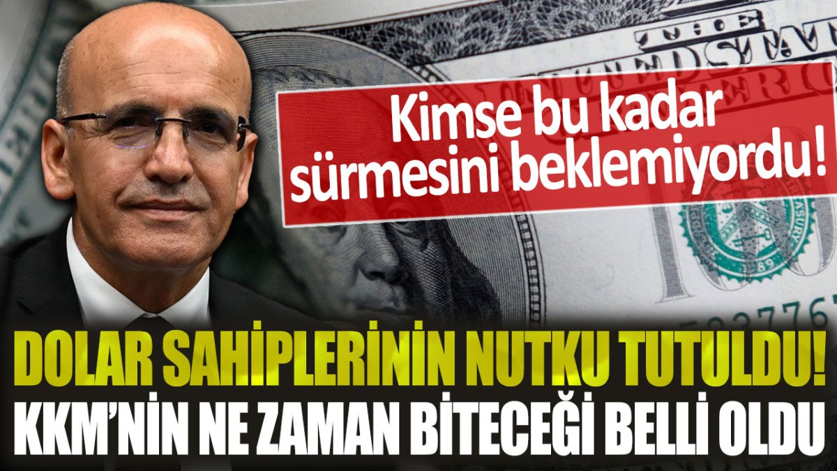 Dolar sahiplerinin nutku tutuldu: KKM'nin ne zaman sona ereceği belli oldu!