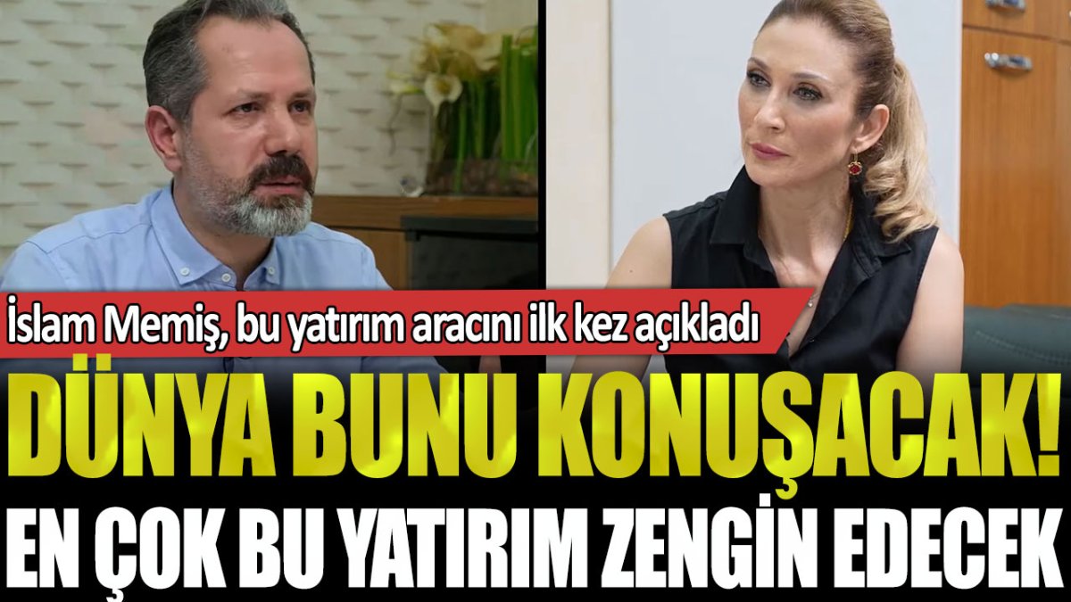 İslam Memiş 'alan zengin olacak" dedi: Altın ve gümüşü sollayacak yatırım aracını ilk kez açıkladı