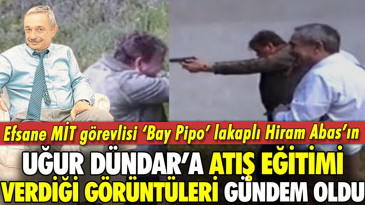 MİT'in efsane ismi Hiram Abas'ın Uğur Dündar'a atış eğitimi verdiği görüntüler gündem oldu