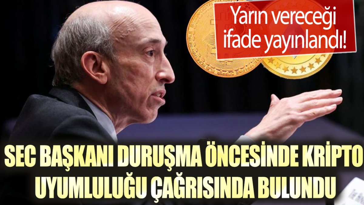 SEC Başkanı duruşma öncesinde kripto uyumluluğu çağrısında bulundu