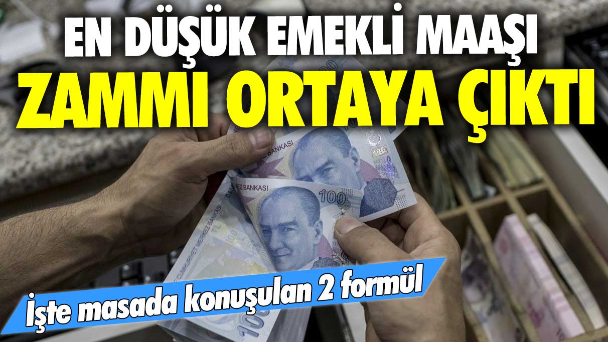 En düşük emekli maaşı zammı ortaya çıktı! İşte masada konuşulan 2 formül