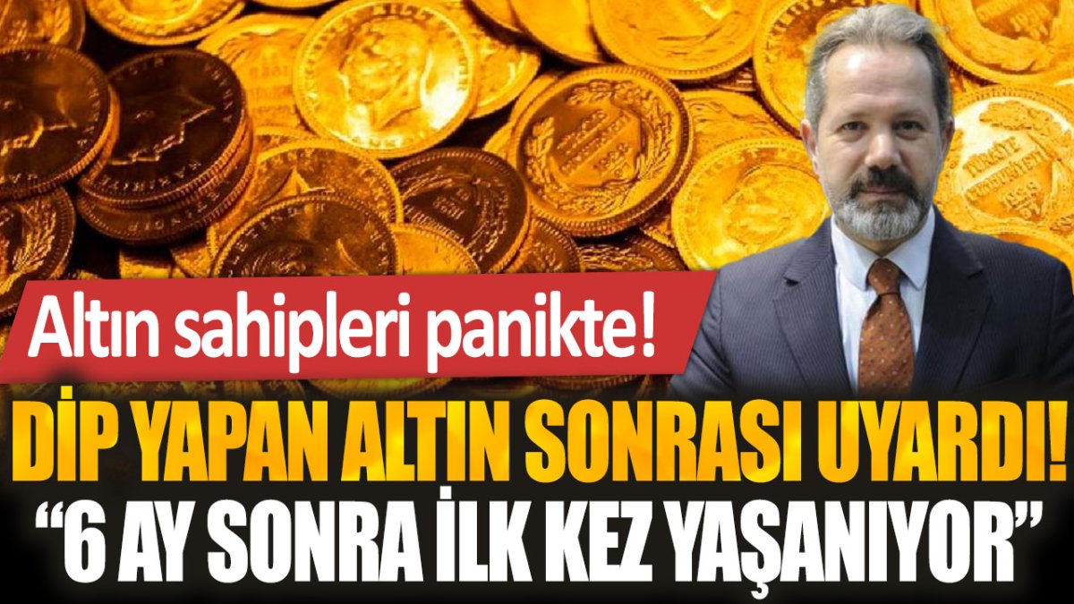 İslam Memiş dip yapan altın sonrası uyardı: "6 ay sonra ilk kez yaşanacak..."