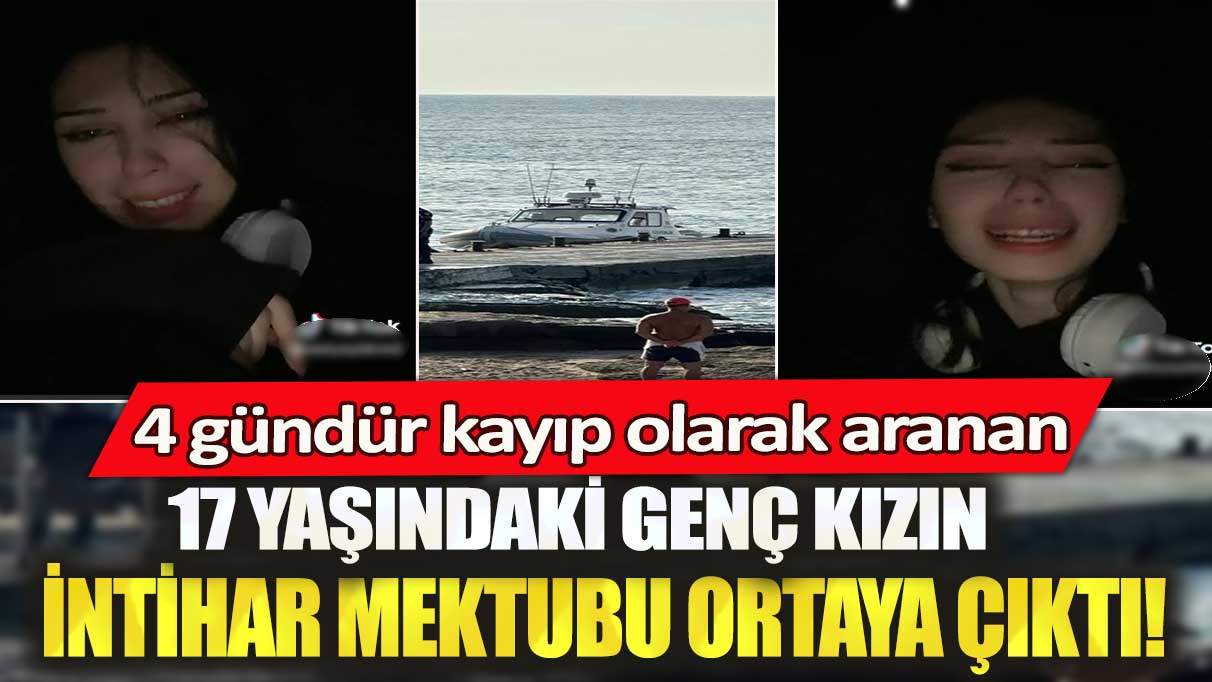 Sakarya’da 4 gündür kayıp olarak aranan 17 yaşındaki genç kızın intihar mektubu ortaya çıktı!