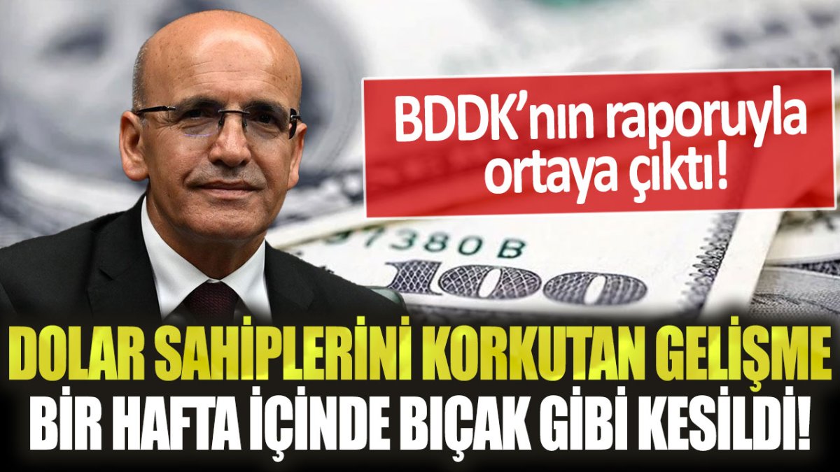 Dolar sahiplerini korkutan gelişme: Bir hafta içinde bıçak gibi kesildi!