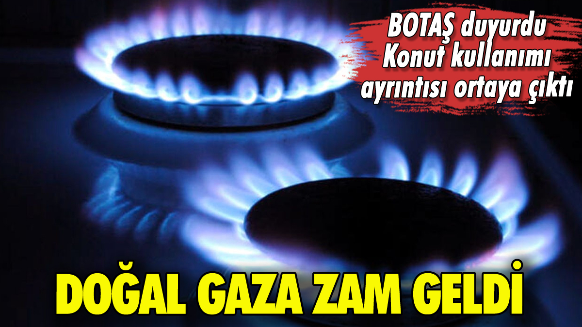 Doğal gaza zam geldi: Konut kullanımı ayrıntısı ortaya çıktı