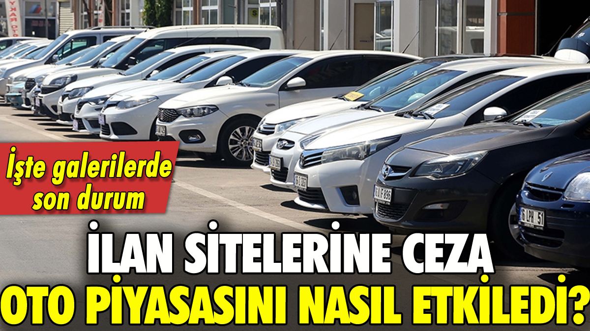 İkinci el otomobil piyasasında ilan sitesi etkisi: İşte son durum