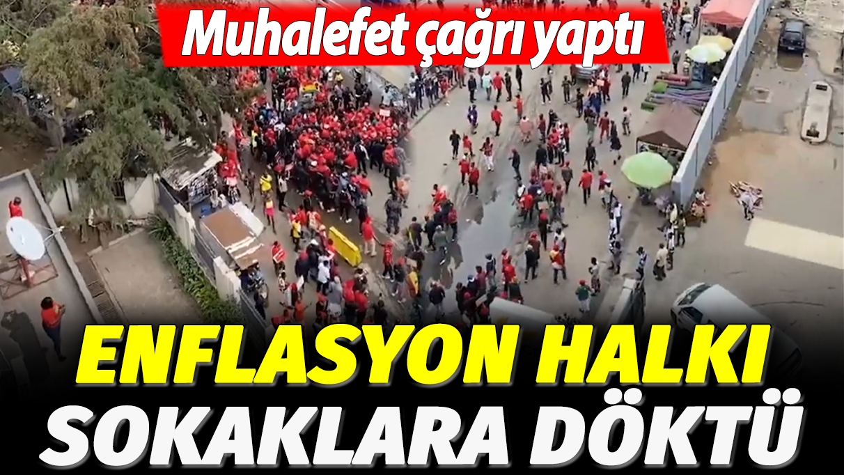 Muhalefet çağrı yaptı: Enflasyon halkı sokaklara döktü