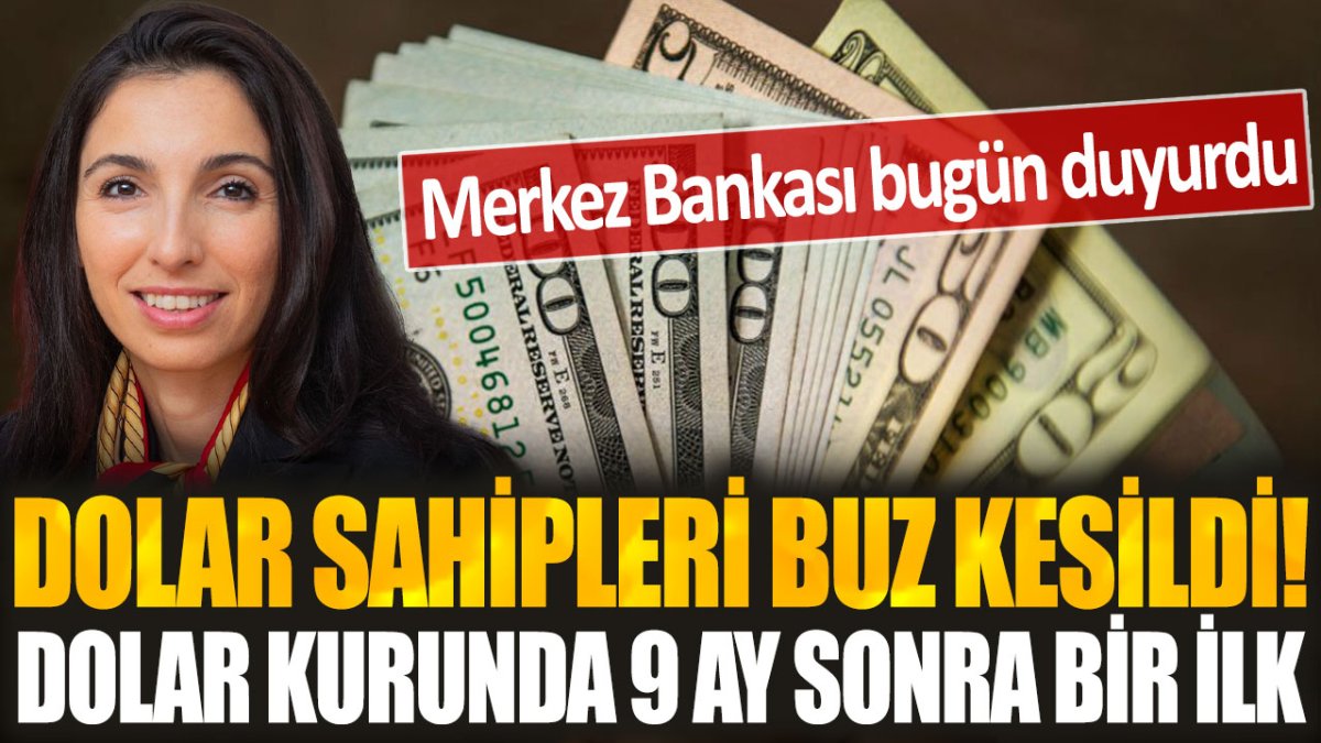 Dolar sahiplerinin dili tutuldu: Dolar kurunda 9 ay sonra bir ilk