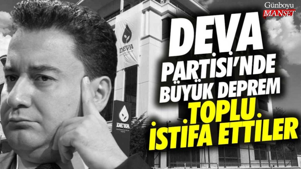 DEVA Partisi'nde büyük deprem: Toplu istifa ettiler!