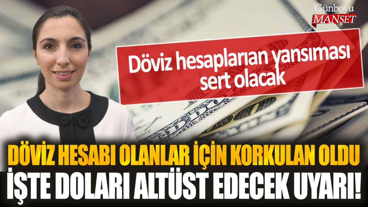 Döviz hesabı olanlar için korkulan oldu: Doları altüst edecek uyarı geldi