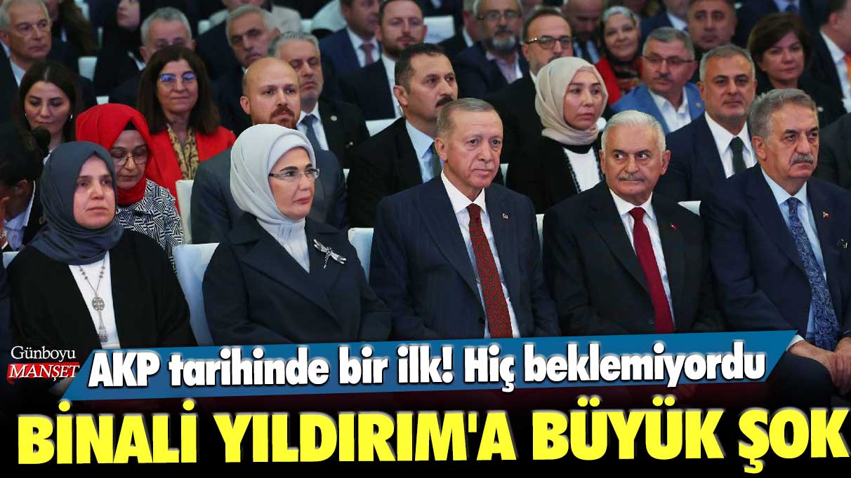 AKP tarihinde bir ilk! Hiç beklemiyordu... Binali Yıldırım'a büyük şok