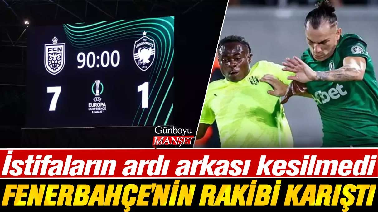 Fenerbahçe'nin rakibi karıştı! İstifalar peş peşe geldi