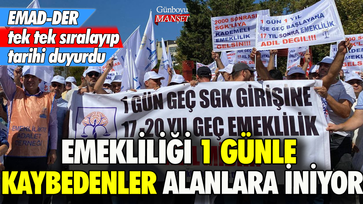 EMAD-DER'den Mezarda Emekliliğe Hayır mitingi: 1 günle 20 yıl kaybettiler!