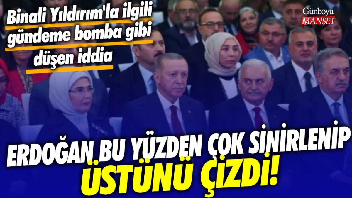 Binali Yıldırım'la ilgili gündeme bomba gibi düşen iddia! Erdoğan bu yüzden çok sinirlenip üstünü çizdi