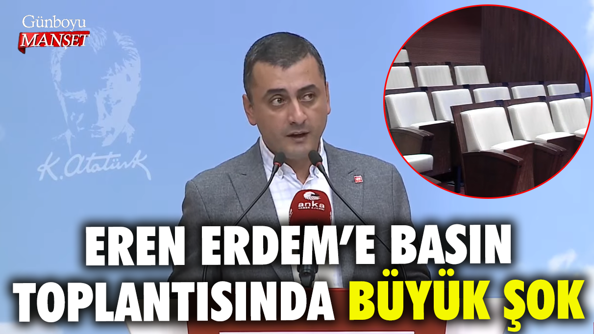 Eren Erdem'e basın toplantısında büyük şok