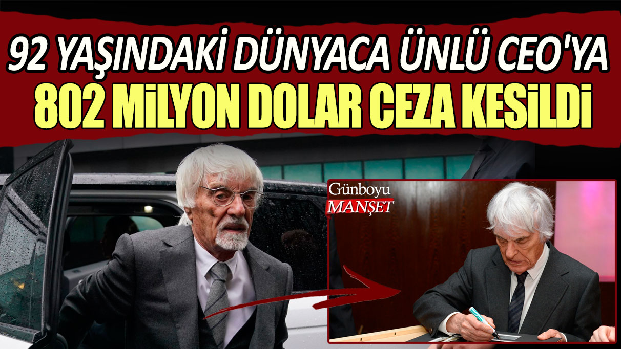 92 yaşındaki dünyaca ünlü CEO'ya 802 milyon dolar ceza kesildi