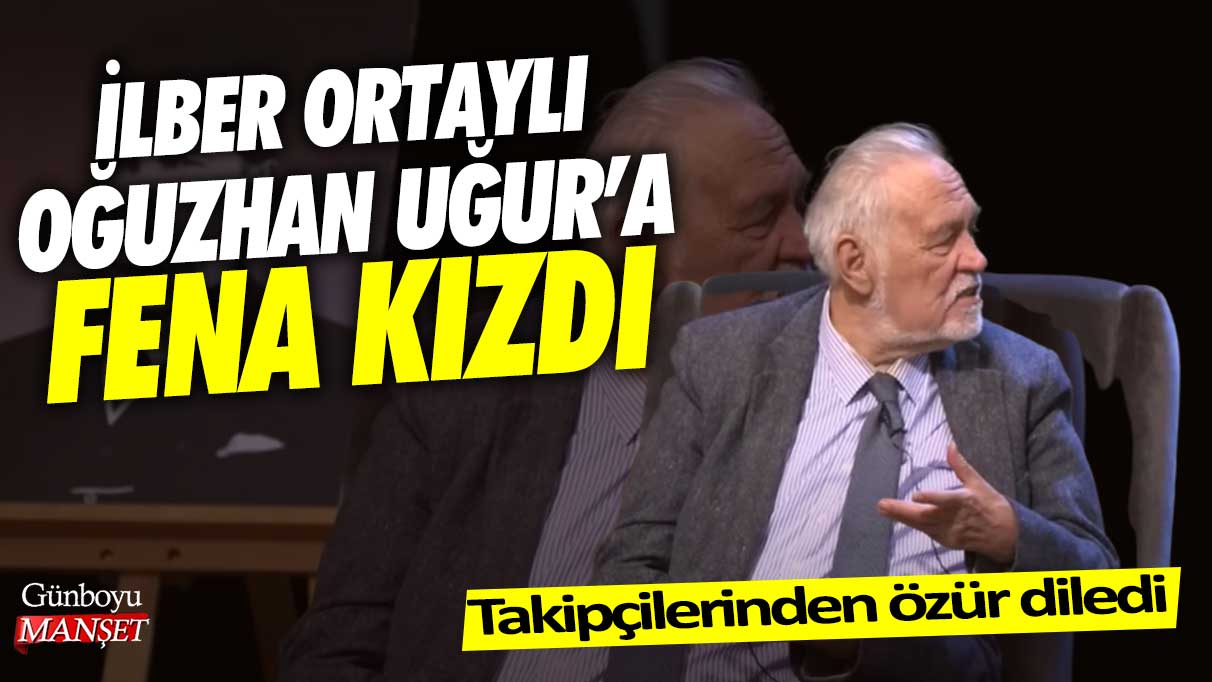 İlber Ortalı Oğuzhan Uğur’a fena kızdı! Takipçilerinden özür diledi