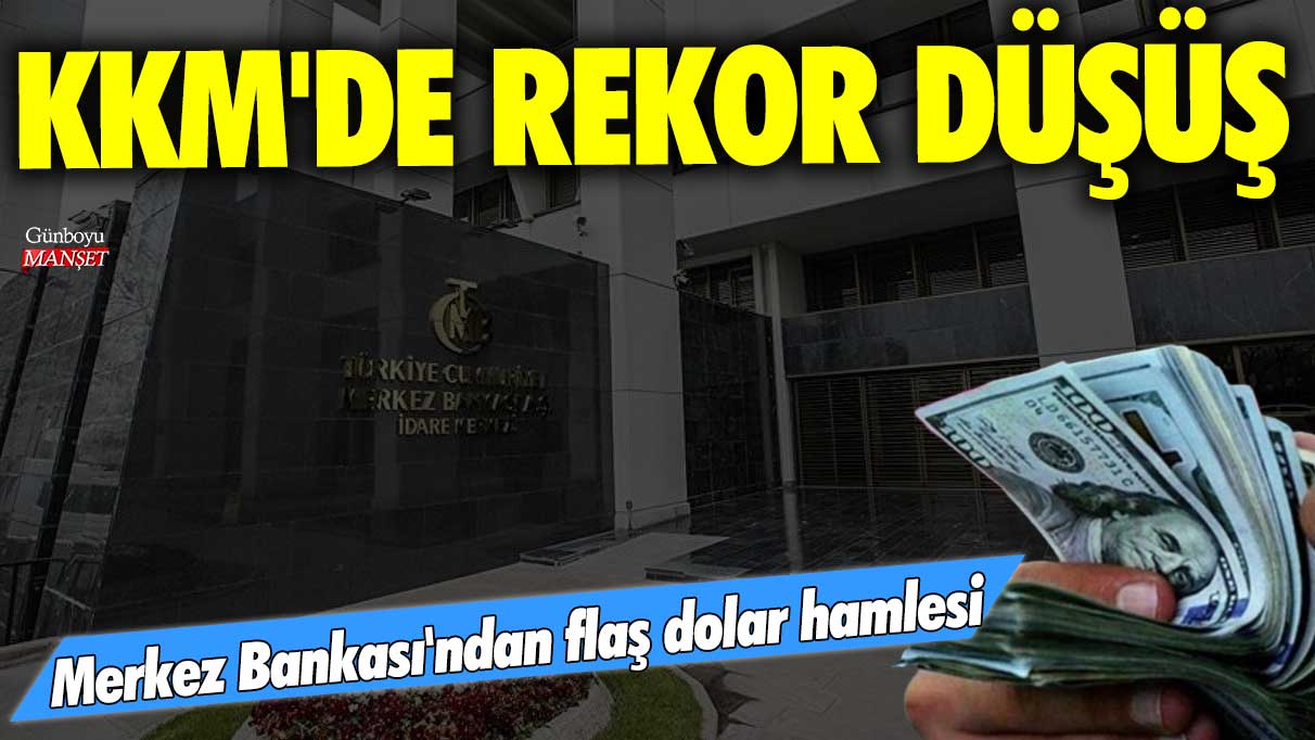 Merkez Bankası'ndan dolar hamlesi! Kur Korumalı Mevduat'ta rekor düşüş