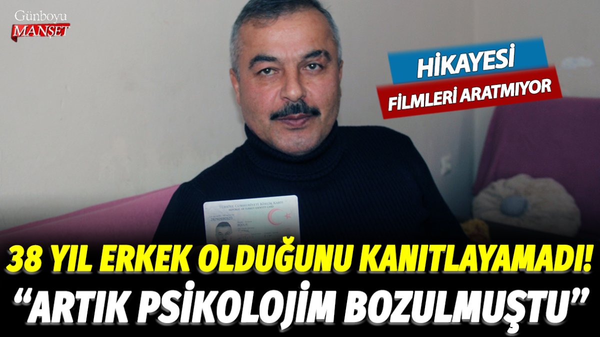 38 yıl kadın kimliğiyle yaşadı! Kimlik hatası yüzünden başına gelmedik kalmadı