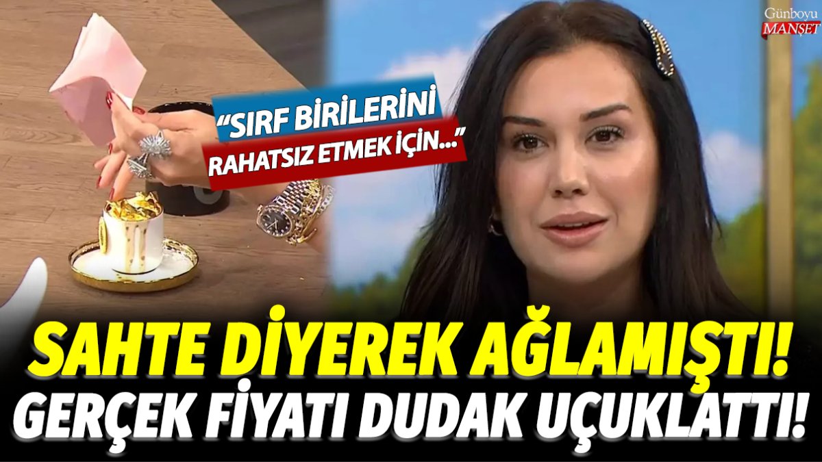 Sahte olduğunu söyleyerek gözyaşı dökmüştü! Dilan Polat'ın sahte dediği altınlı fincanın fiyatı ortaya çıktı