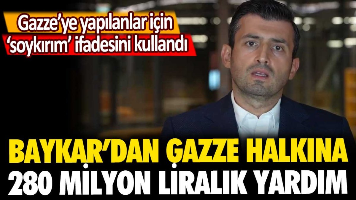 Baykar'dan Gazze halkına 280 milyon liralık yardım