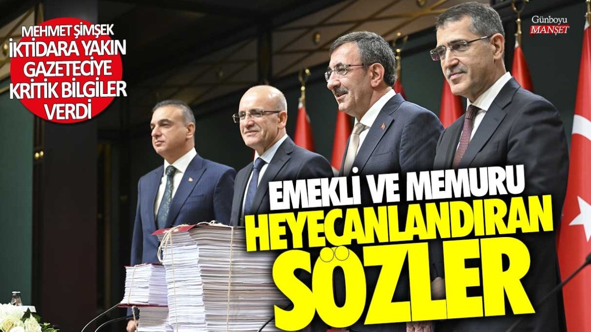 Memur ve emekliyi heyecanlandıran sözler! Mehmet Şimşek 1 buçuk saatlik baş başa görüşmede kritik bilgiler verdi